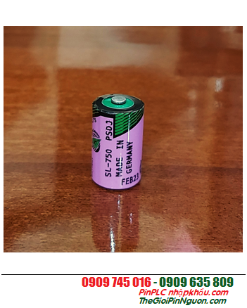 Pin nuôi nguồn PLC 3.6V Tadiran SL-750 size 1/2AA 1100mAh chính hãng Made in Israel